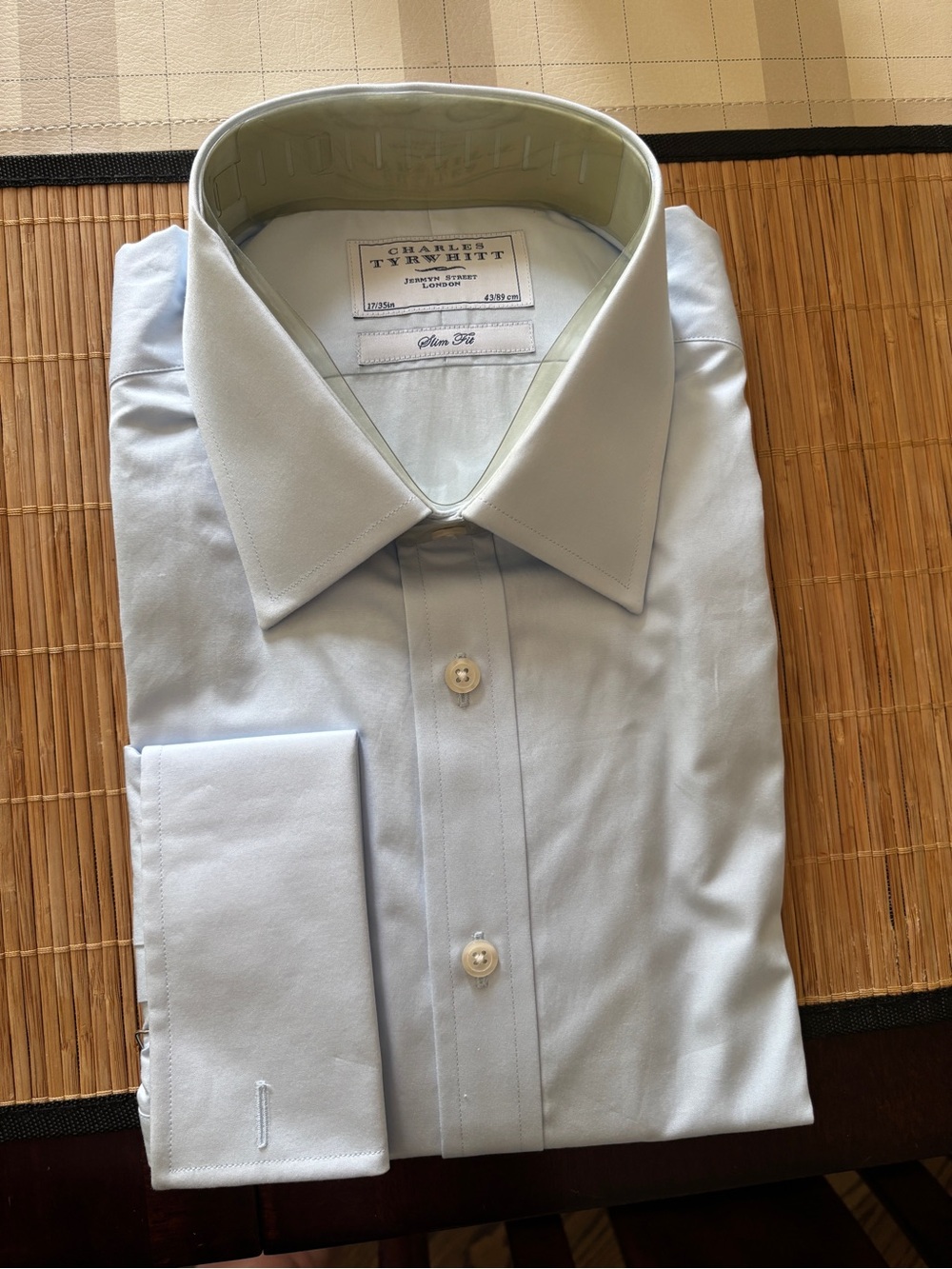 Charles Tyrwhitt Pale Blue Dress Shirt - Slim Fit